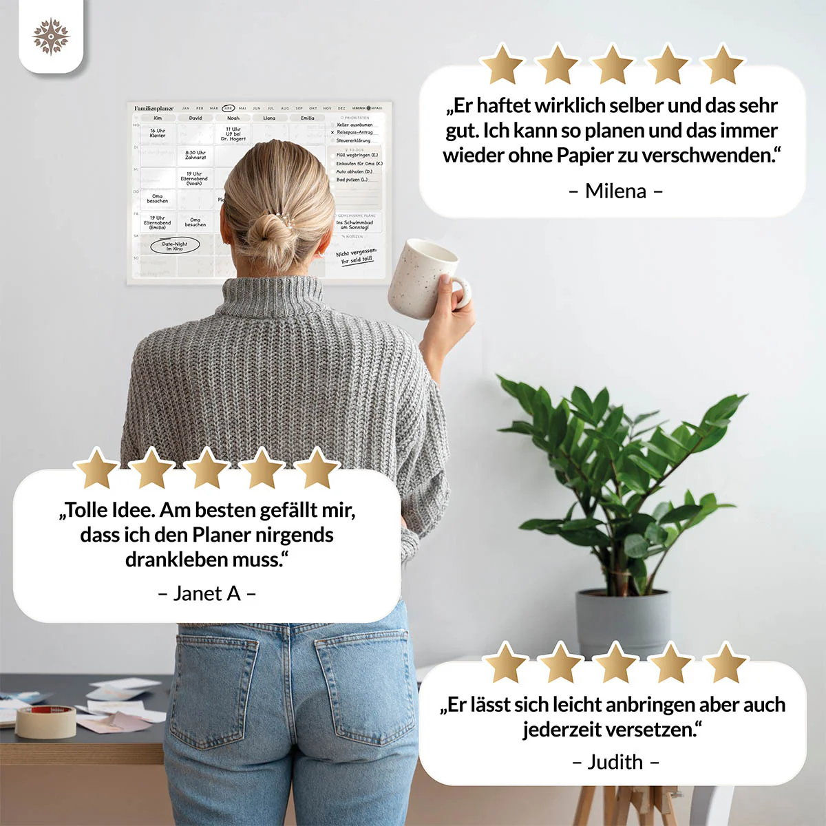 FlexiPlan® - Selbsthaftender Wandplaner - Image 39