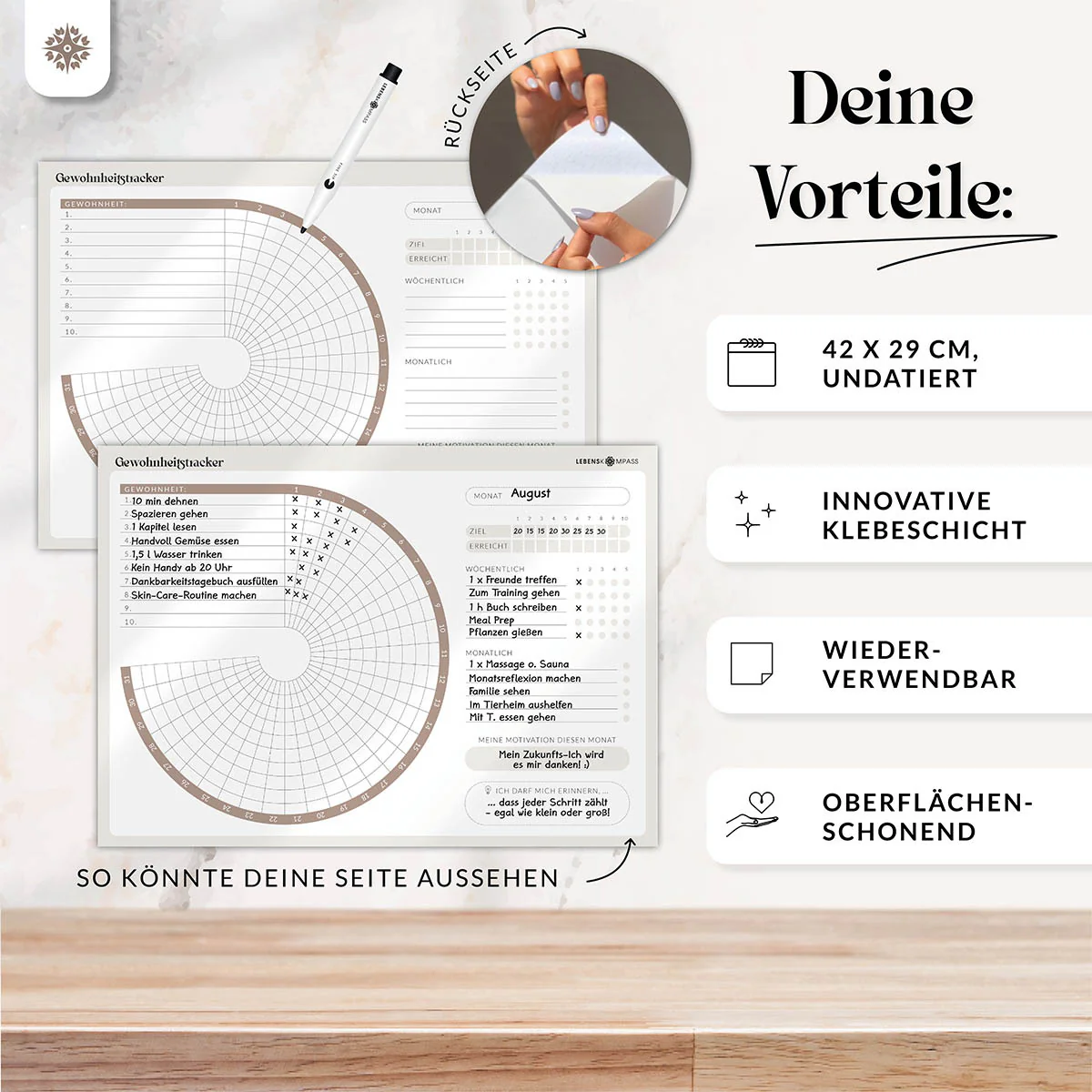FlexiPlan® - Selbsthaftender Wandplaner - Image 41