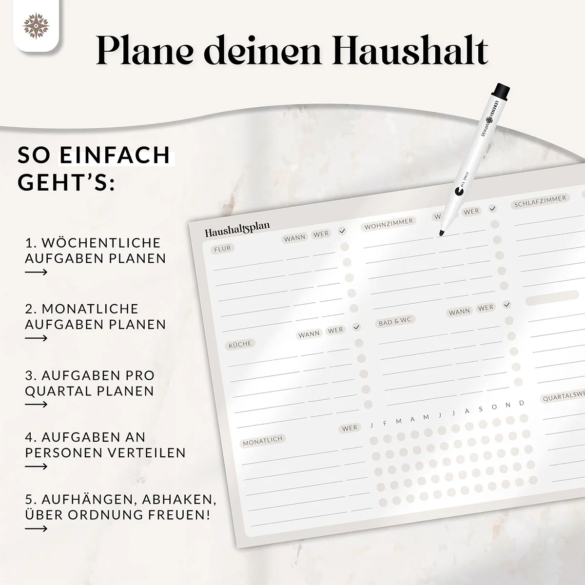 FlexiPlan® - Selbsthaftender Wandplaner - Image 48