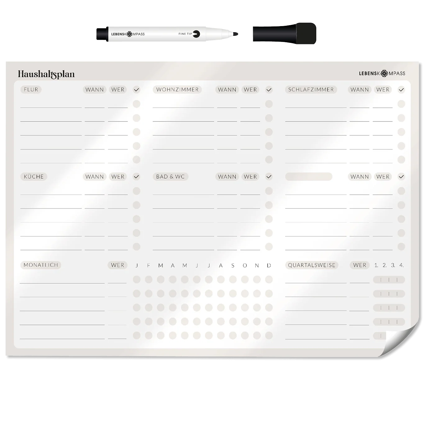 FlexiPlan® - Selbsthaftender Wandplaner - Image 6