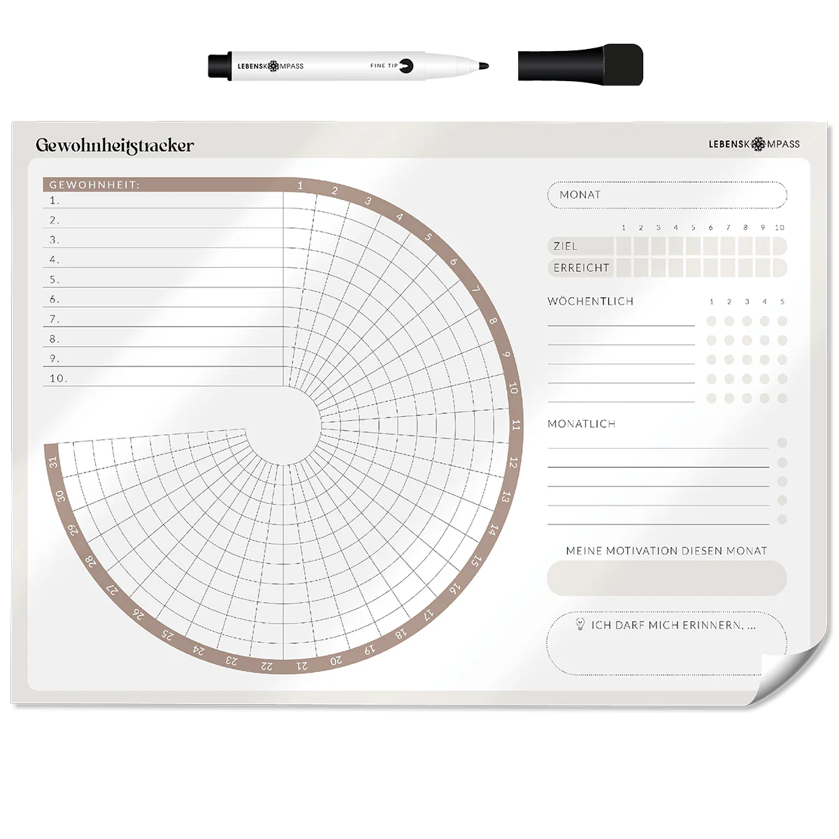 FlexiPlan® - Selbsthaftender Wandplaner - Image 8