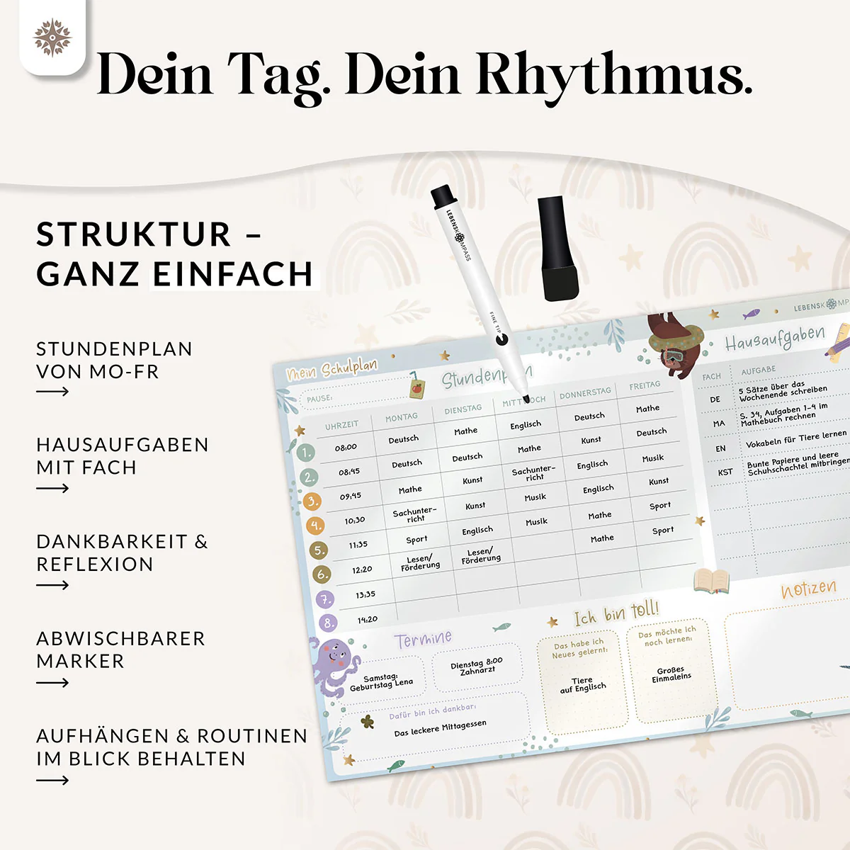 FlexiPlan für Kinder - Stunden- & Wochenplaner - Image 7