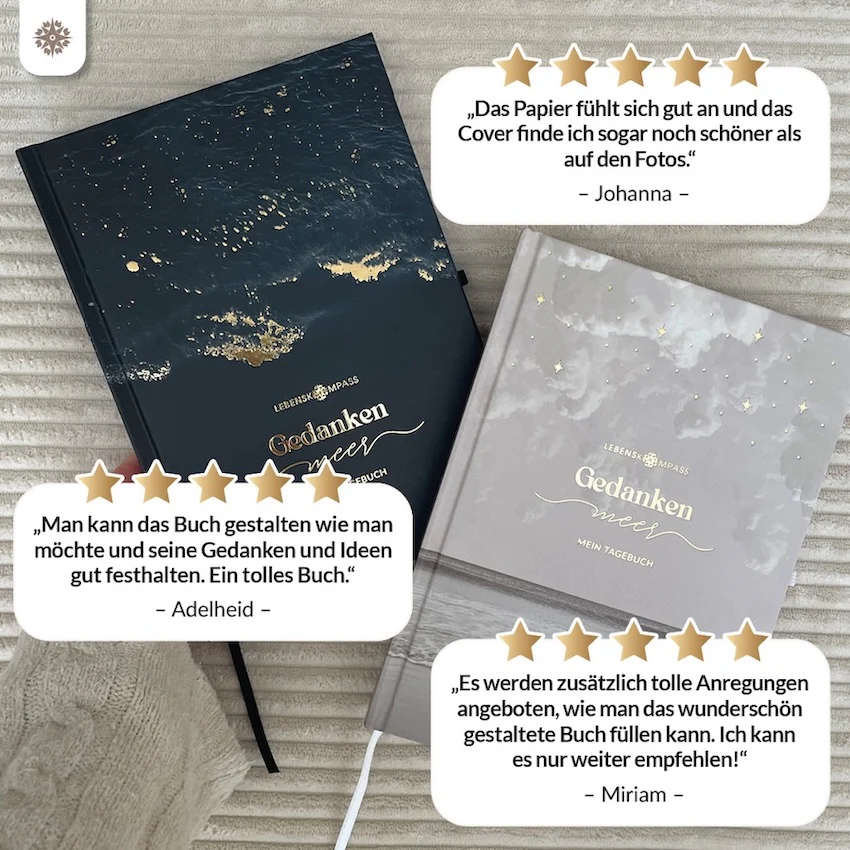 Gedankenmeer - Liniertes Tagebuch für Erwachsene - Image 12