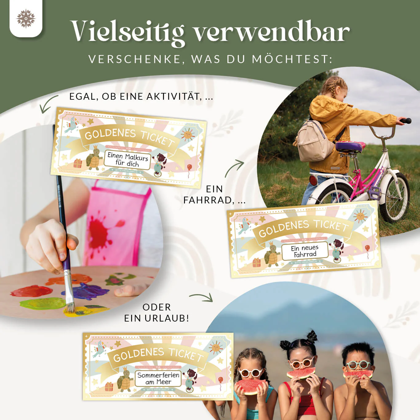 Goldenes Ticket für Kinder - Gutschein zum Freirubbeln - Image 5