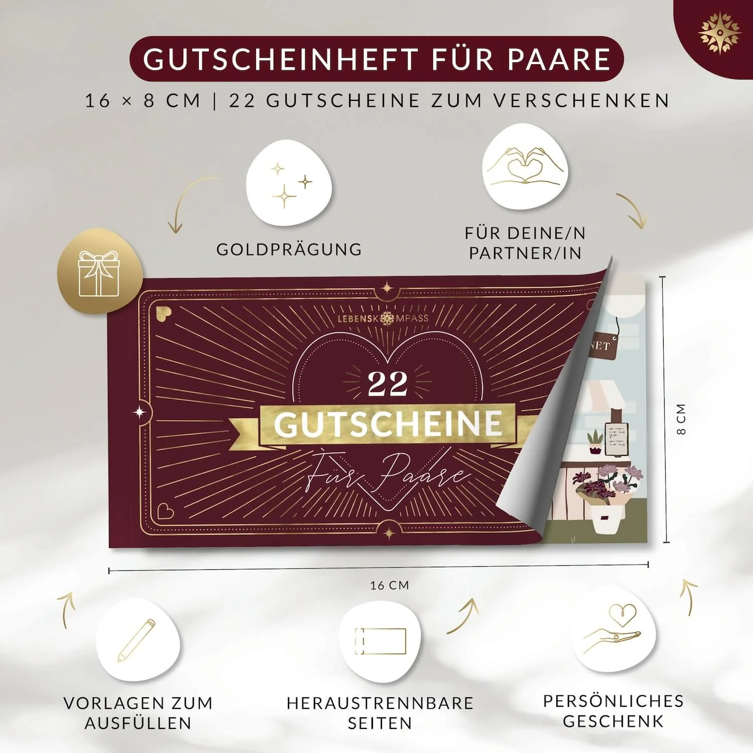 Gutscheinheft - 22 Gutscheine zum Verschenken - Image 19