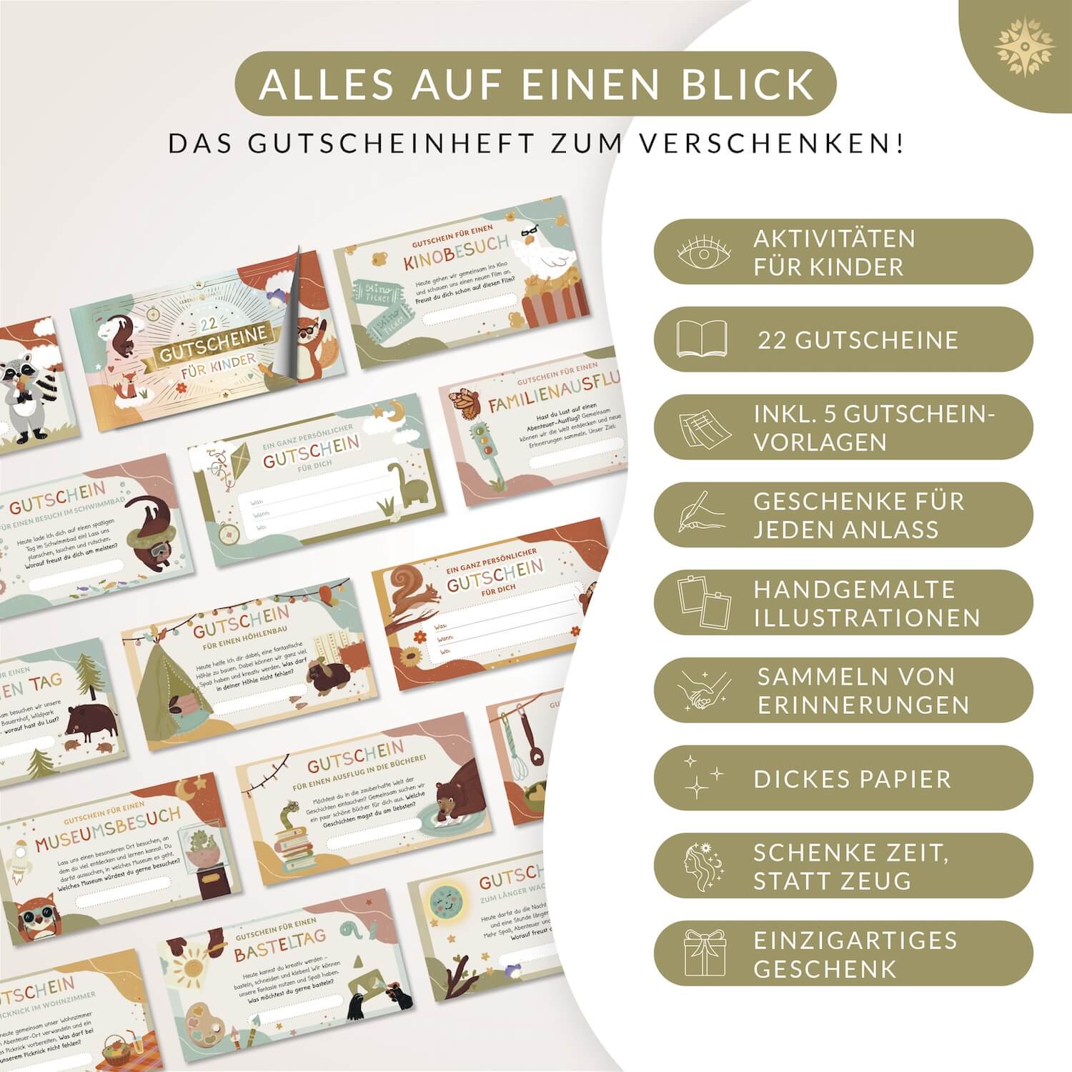 Gutscheinheft für Kinder - 22 Gutscheine zum Verschenken - Image 8