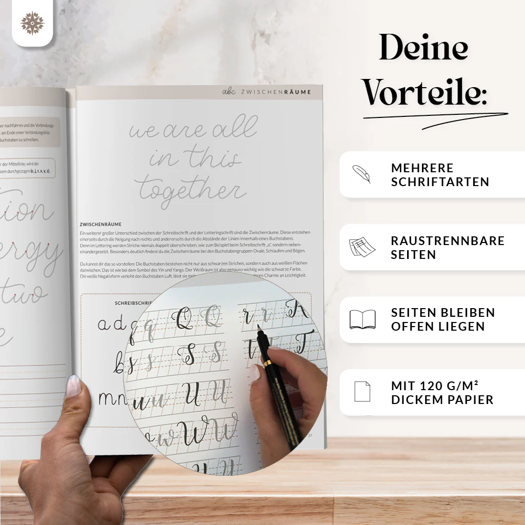 Handlettering Übungsbuch "Mindful Lettering" - Image 3
