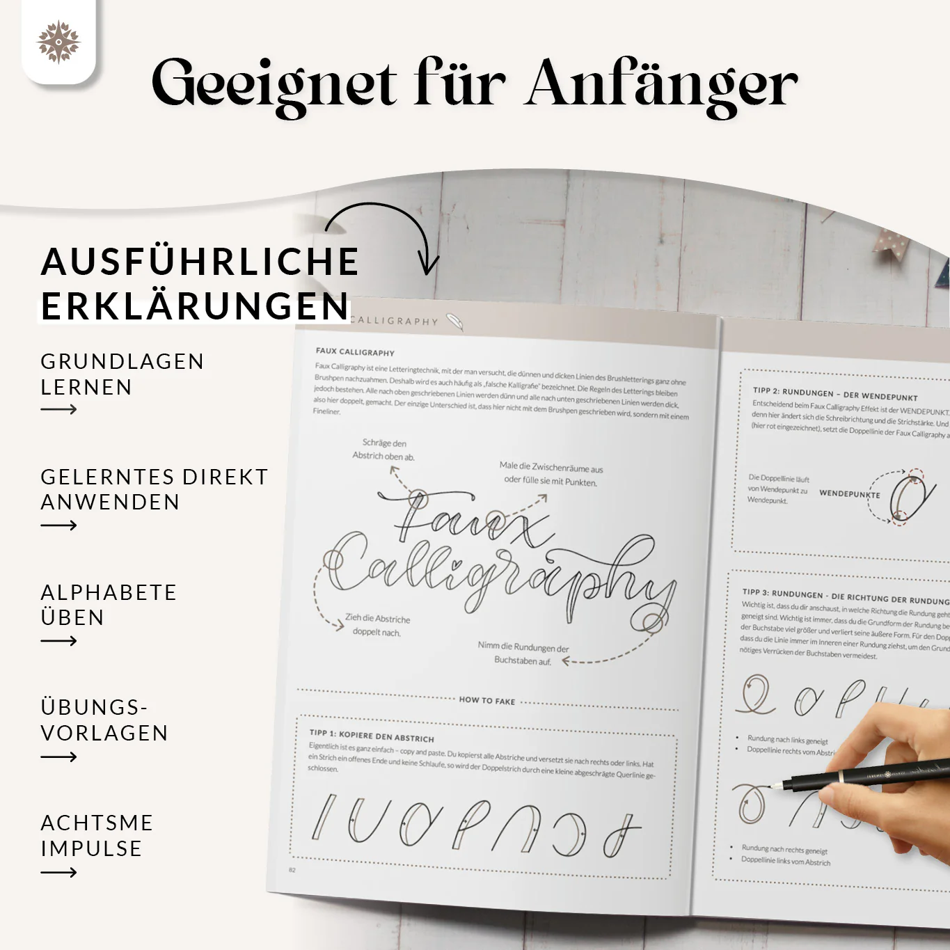 Handlettering Übungsbuch "Mindful Lettering" - Image 4