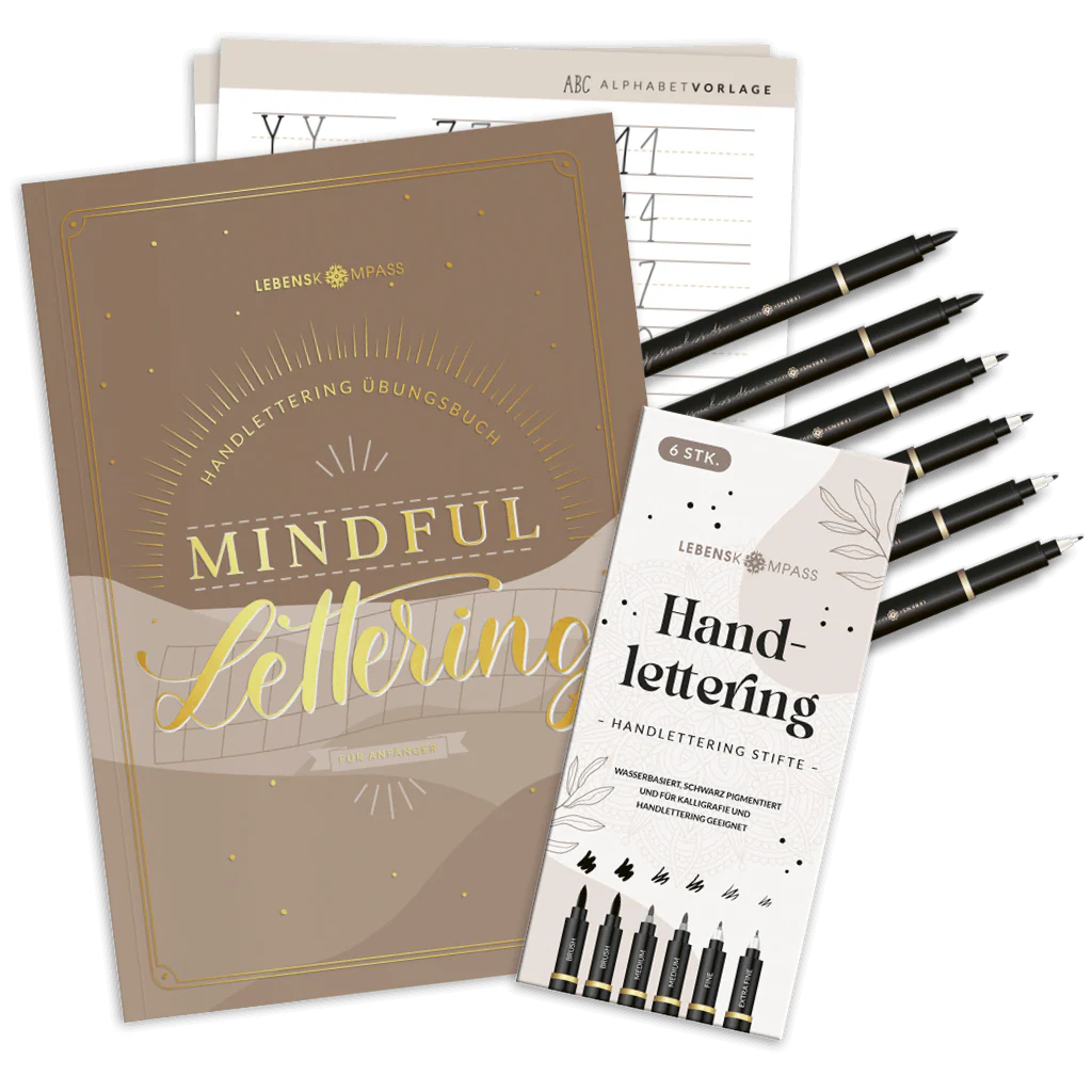 "Handlettering Starter"-Set (Buch + Stifte) - Image 8