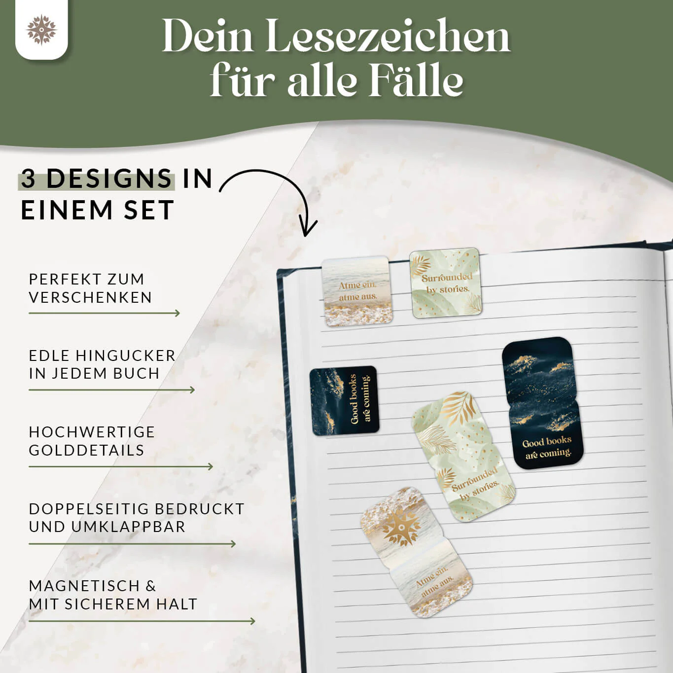 Magnetische Lesezeichen 3-er Set - Image 11