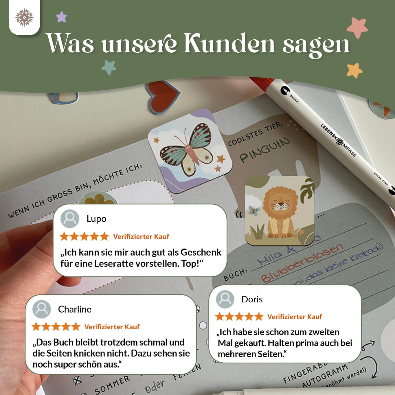 Magnetische Lesezeichen für Kinder - 6-er Set - Image 8