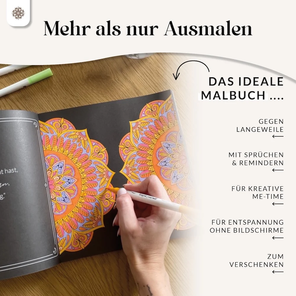 Mandala Malbuch Erwachsene "Into the Night" - Image 5