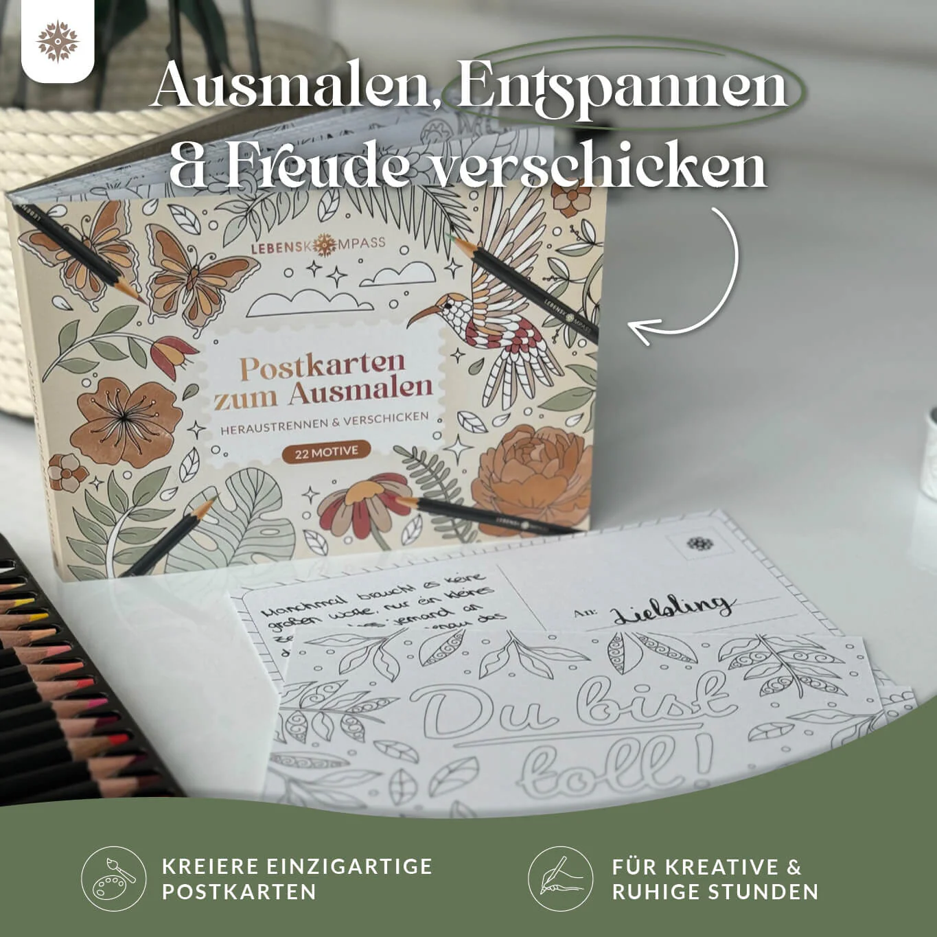 Malbuch - Postkarten zum Ausmalen - Image 2