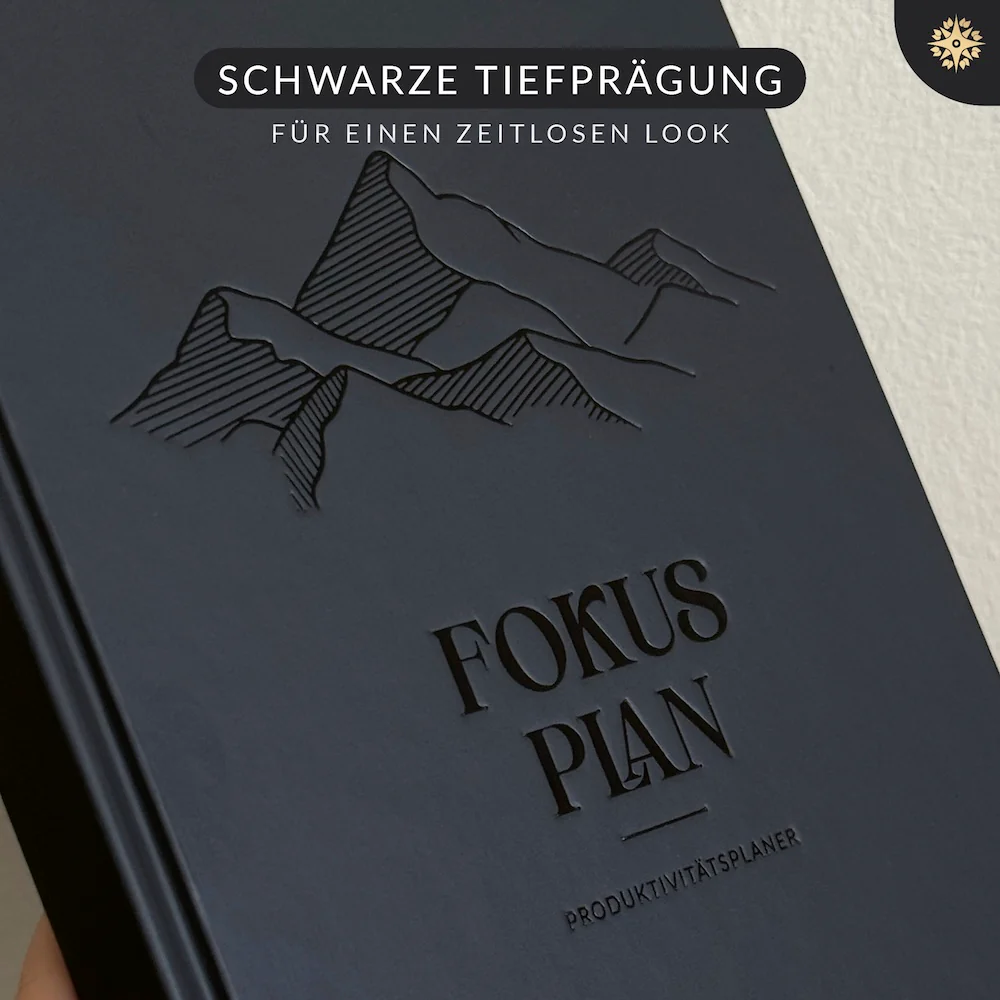 Produktivitätsplaner "FOKUS PLAN" - Undatiert DIN A5 - Image 13