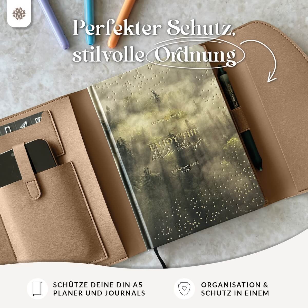 PU Buchcover für DIN A4 & A5 Bücher - Image 36
