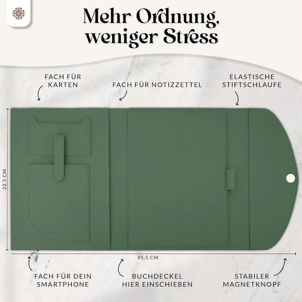 PU Buchcover für DIN A4 & A5 Bücher - Image 55