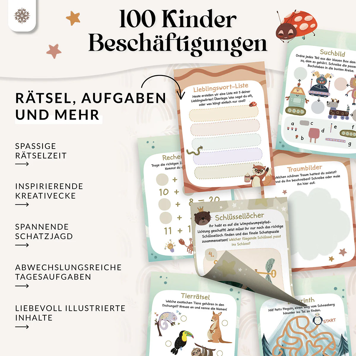 Rätselblock – 100 Beschäftigungen für Kinder - Image 5