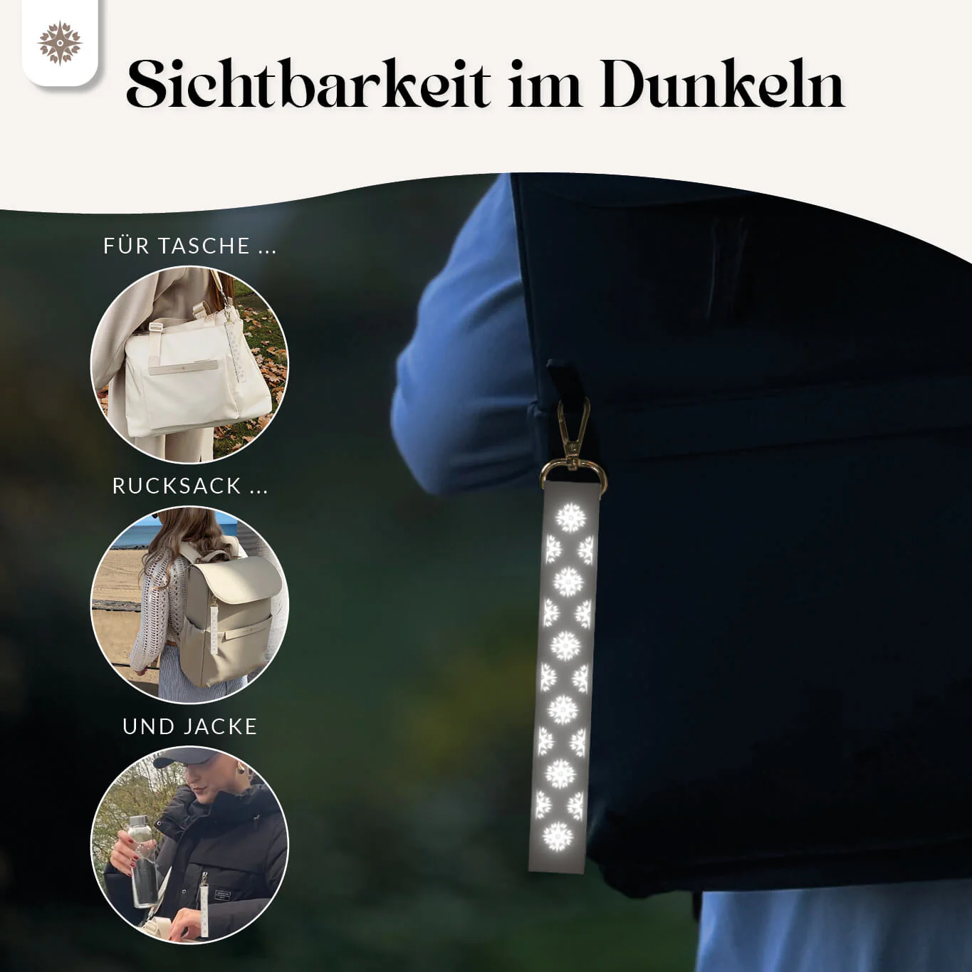 Reflektor Anhänger für Taschen - Image 5