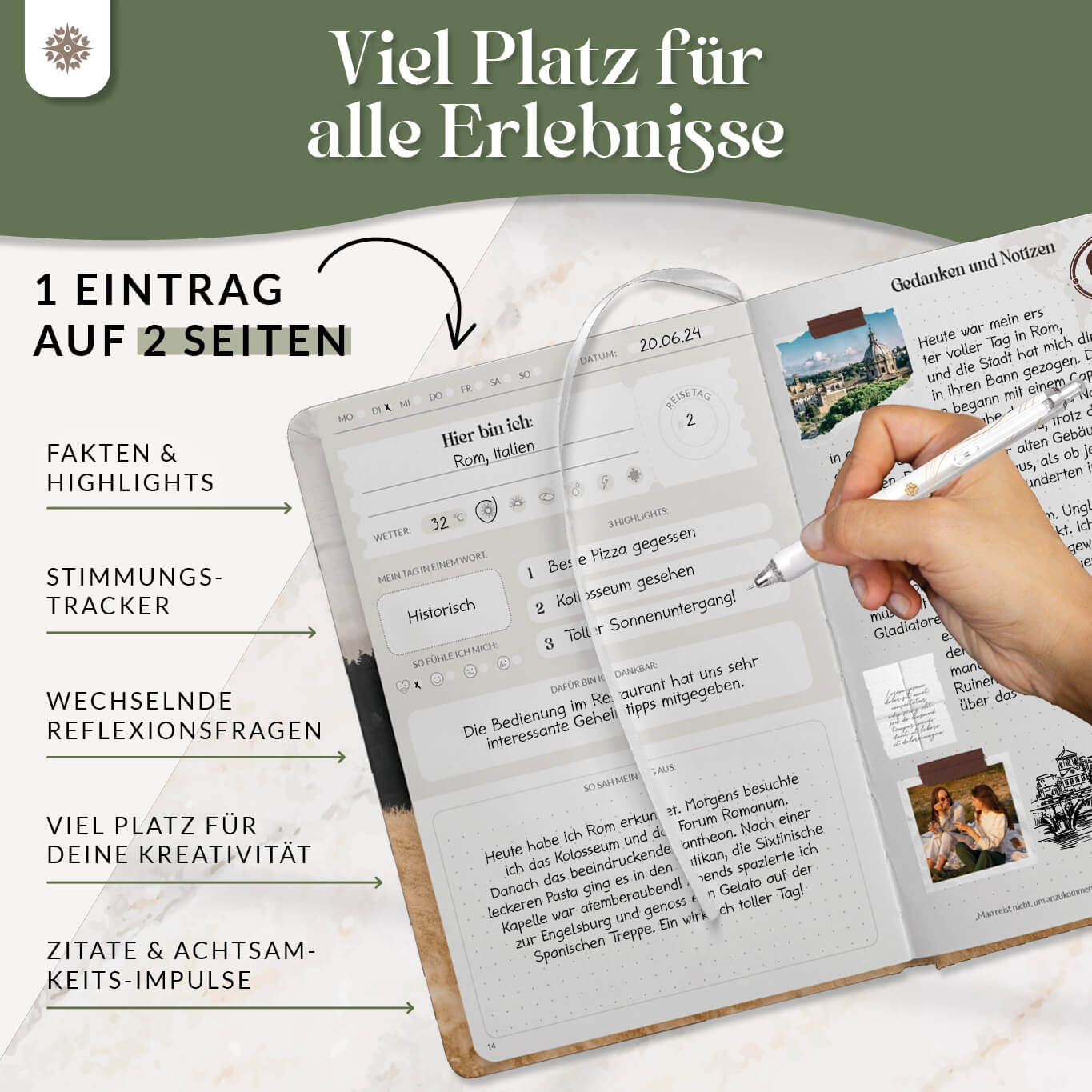 Reisetagebuch - DIN A5 - Image 12