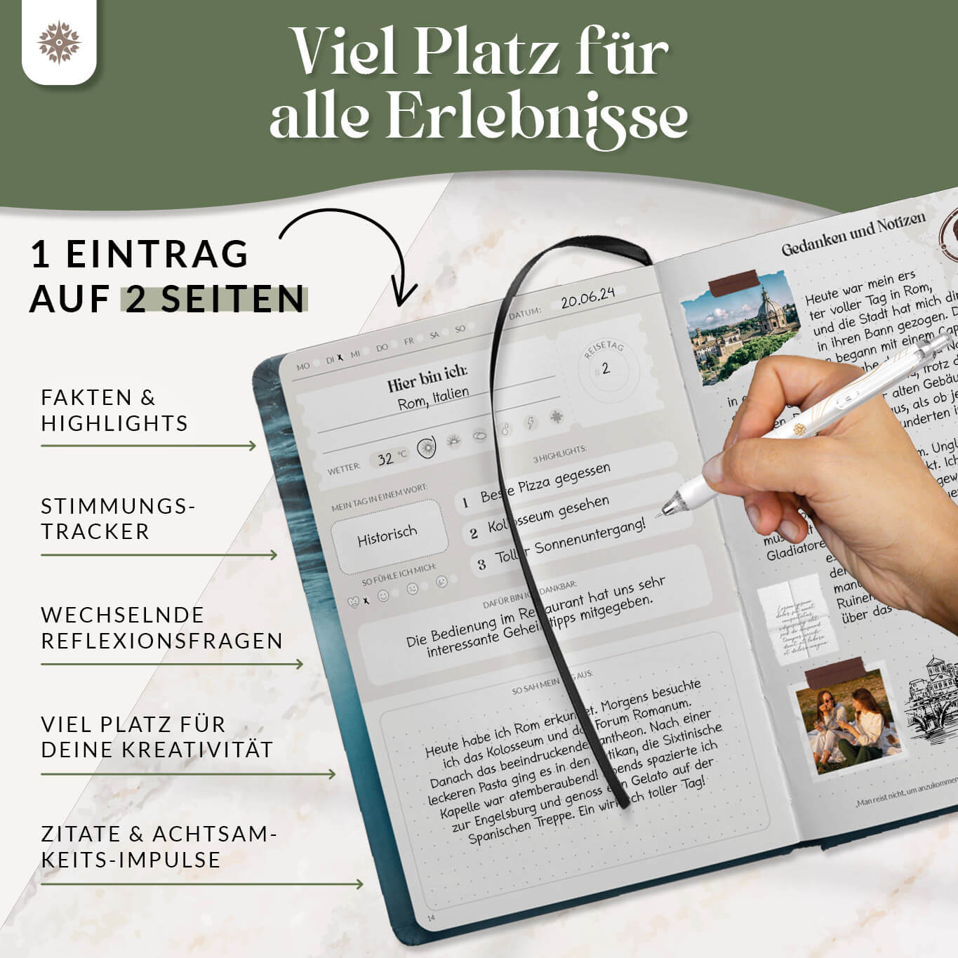 Reisetagebuch - DIN A5 - Image 18