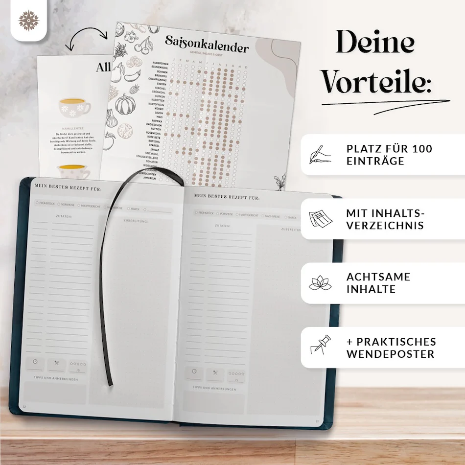 DIY Rezeptbuch mit Saisonkalender - Image 3
