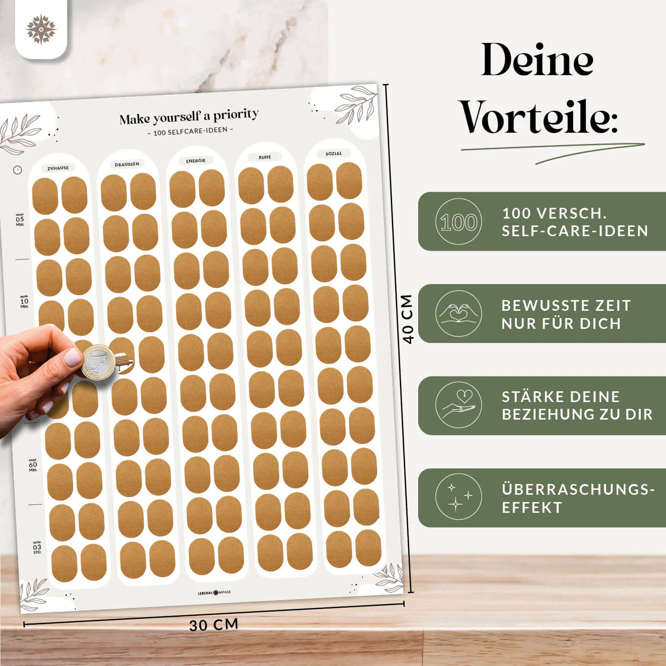 Rubbelposter "Me Time" – 100 Self-Care Ideen - Image 3