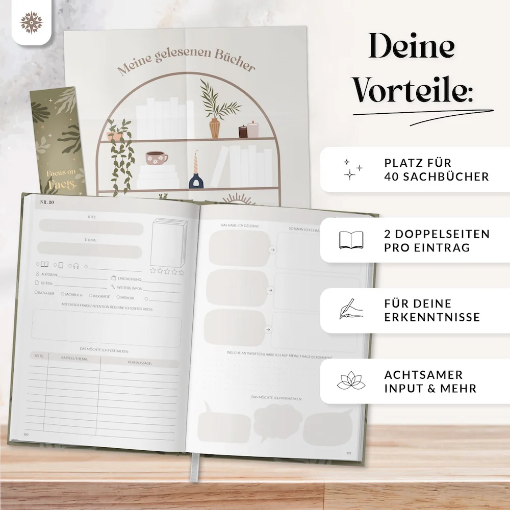 Sachbuchjournal mit Poster - für 40 Bücher - Image 10