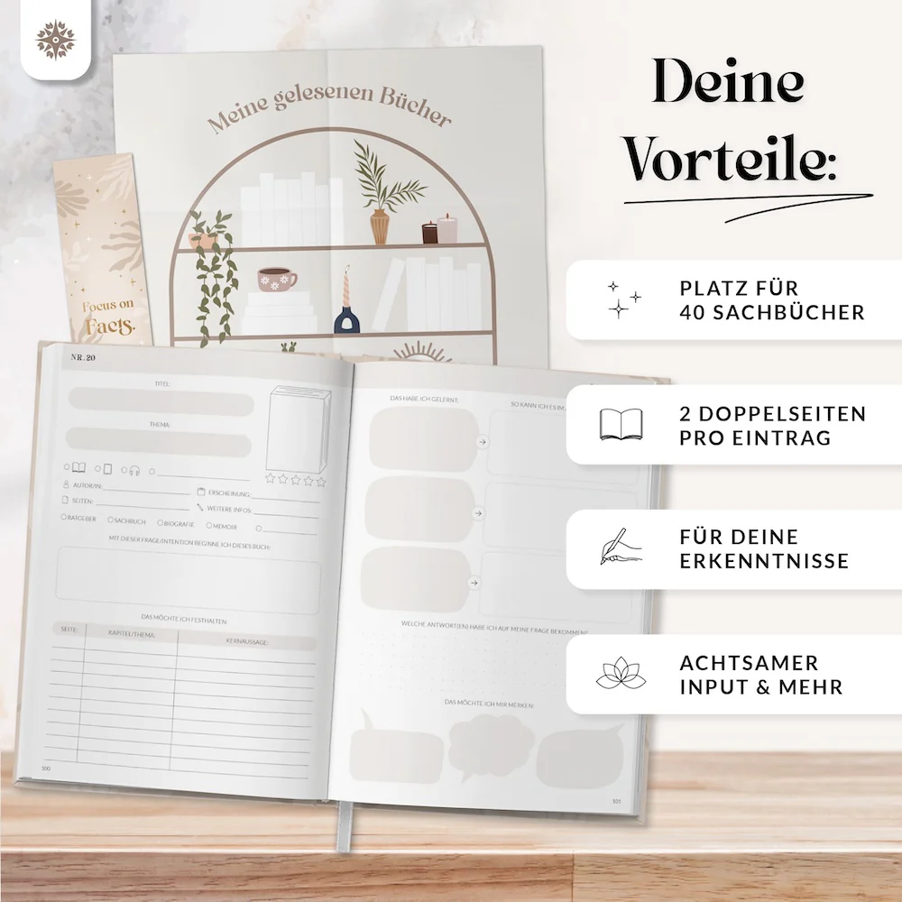Sachbuchjournal mit Poster - für 40 Bücher - Image 15