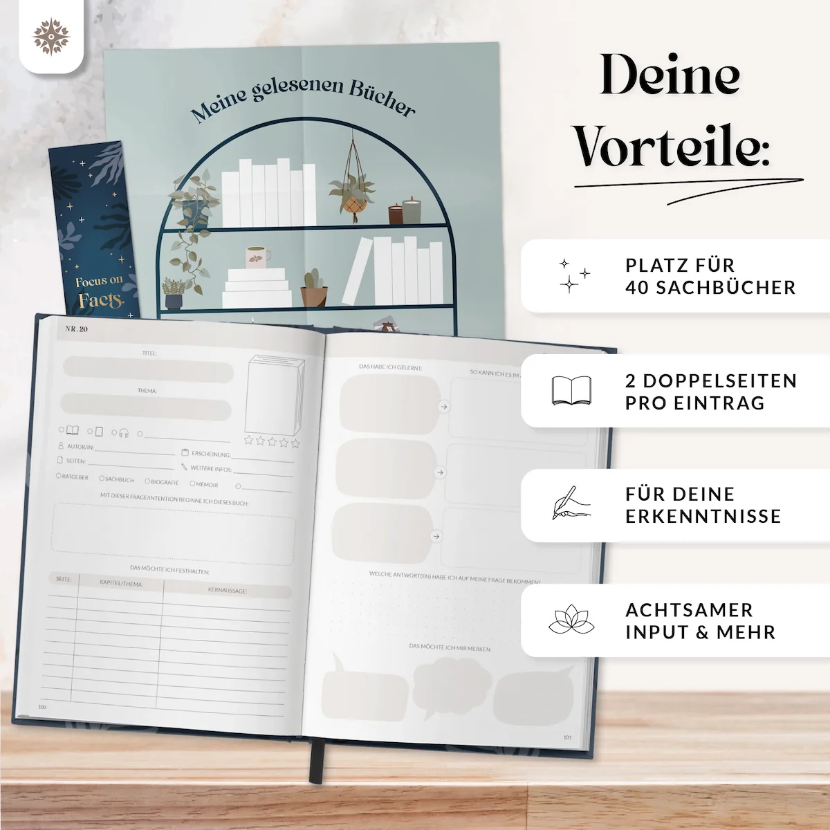 Sachbuchjournal mit Poster - für 40 Bücher - Image 5