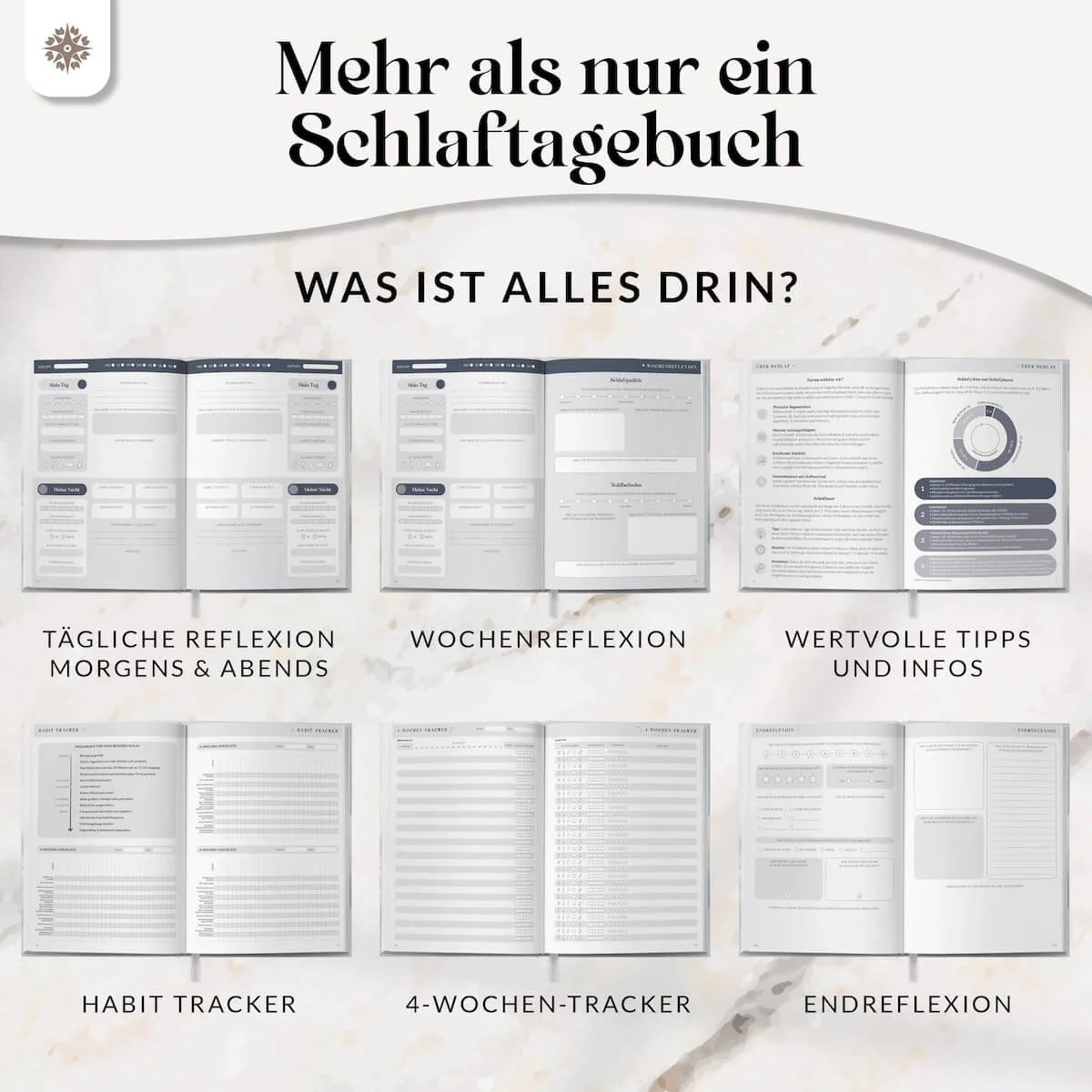 Schlaftagebuch - 12 Wochen Undatiert - Image 12