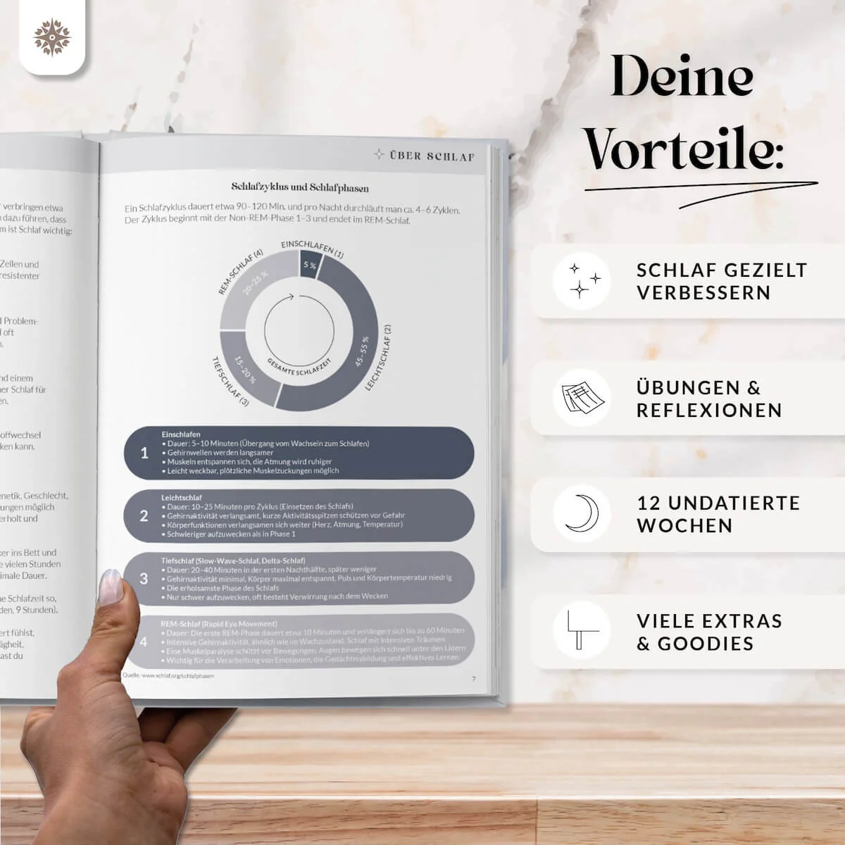 Schlaftagebuch - 12 Wochen Undatiert - Image 4