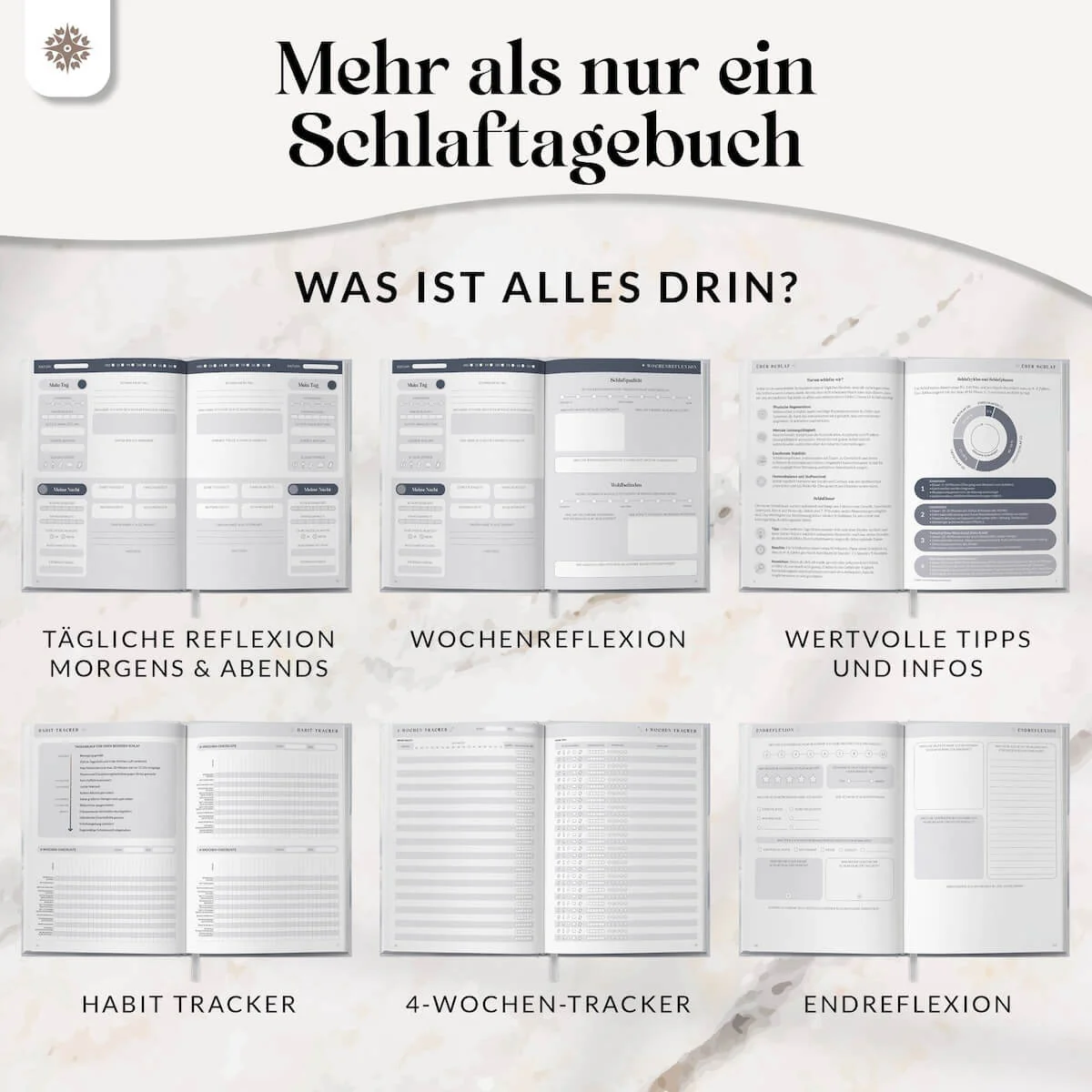 Schlaftagebuch - 12 Wochen Undatiert - Image 6