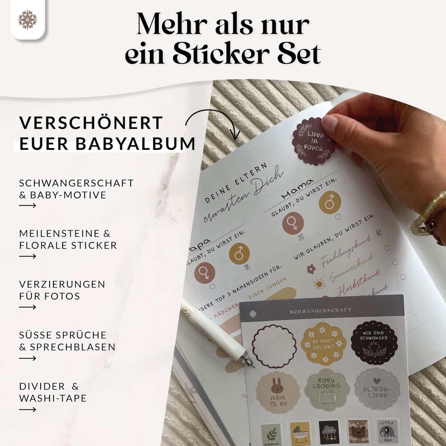Sticker Set Schwangerschaft & Baby - Image 4