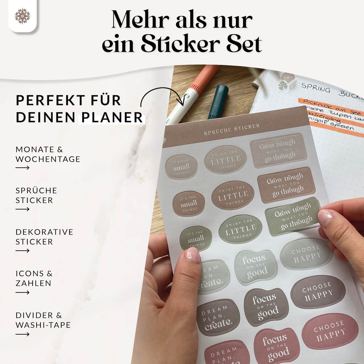 Sticker Set für Kalender & Bullet Journaling - Image 4