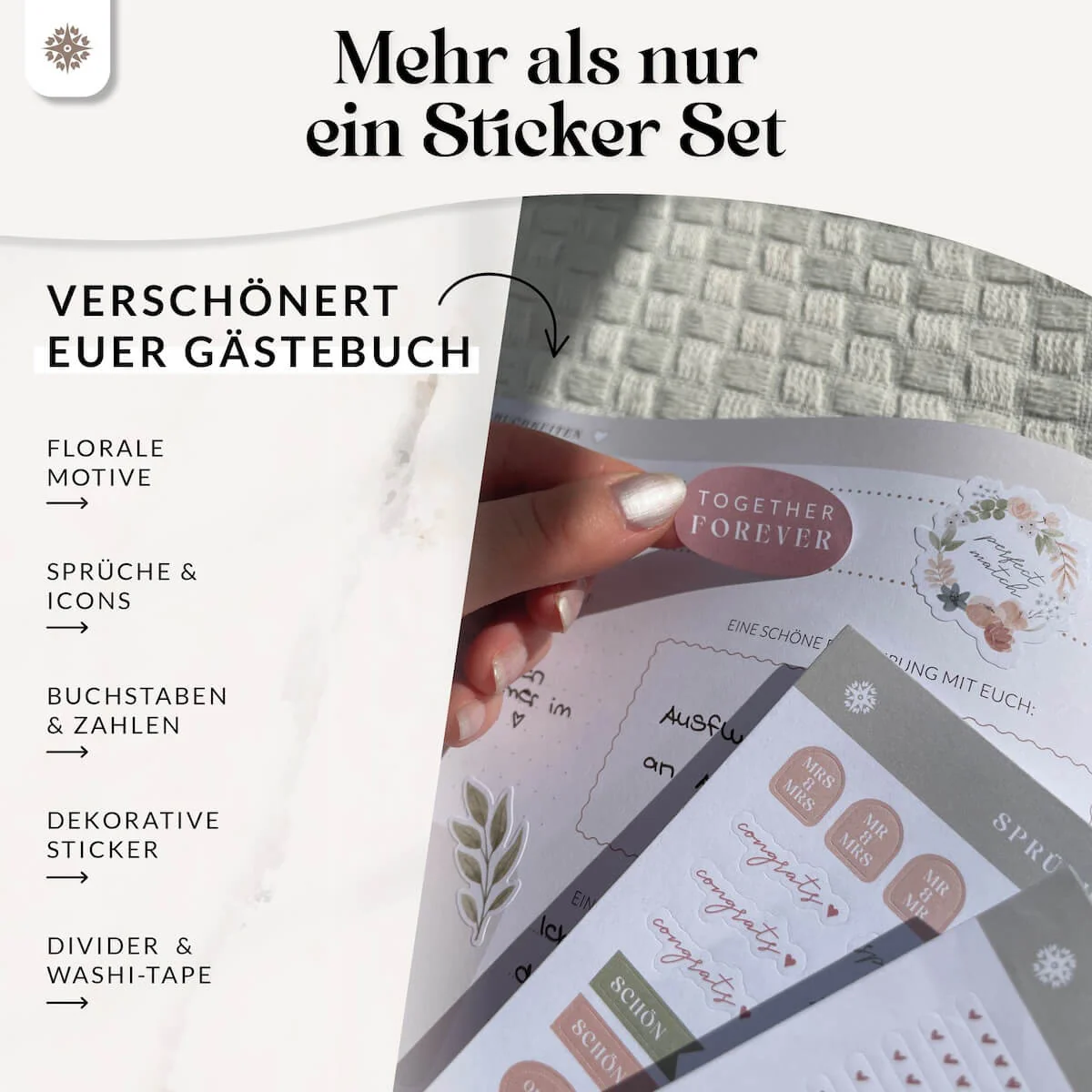 Sticker Set für Hochzeiten - Image 4