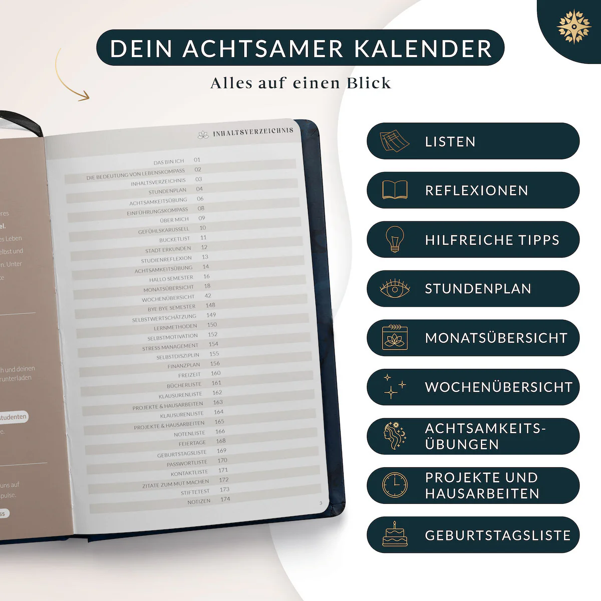 Studienplaner Undatiert - DIN A5 - Image 10