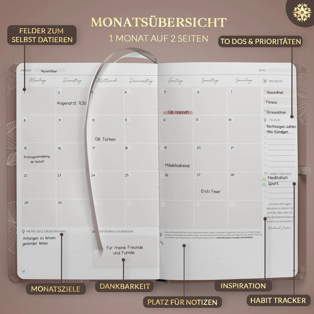Studienplaner Undatiert - DIN A5 - Image 18