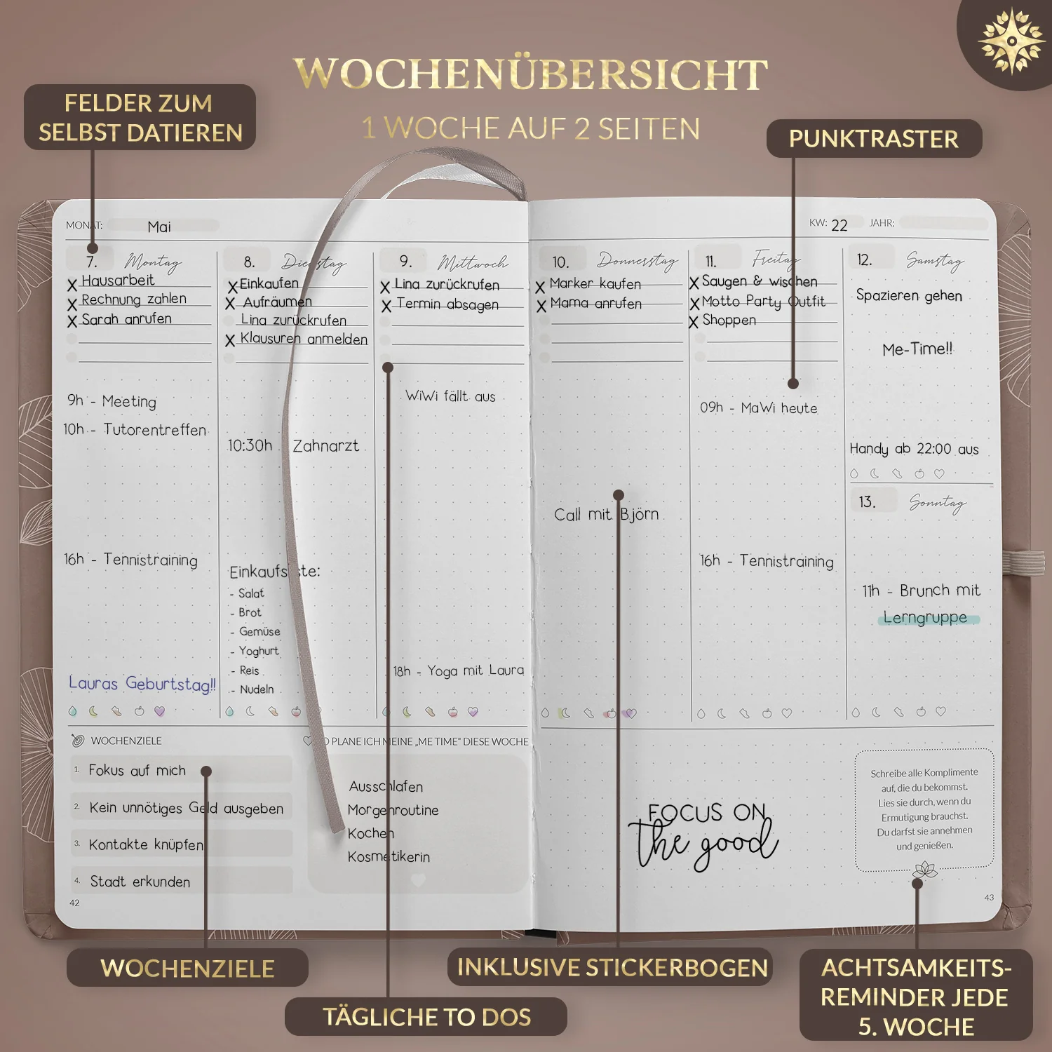 Studienplaner Undatiert - DIN A5 - Image 19