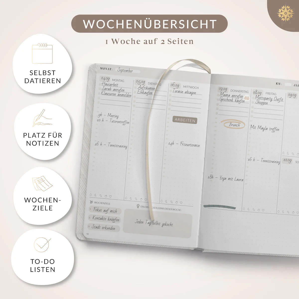 Studienplaner Undatiert - DIN A5 - Image 4