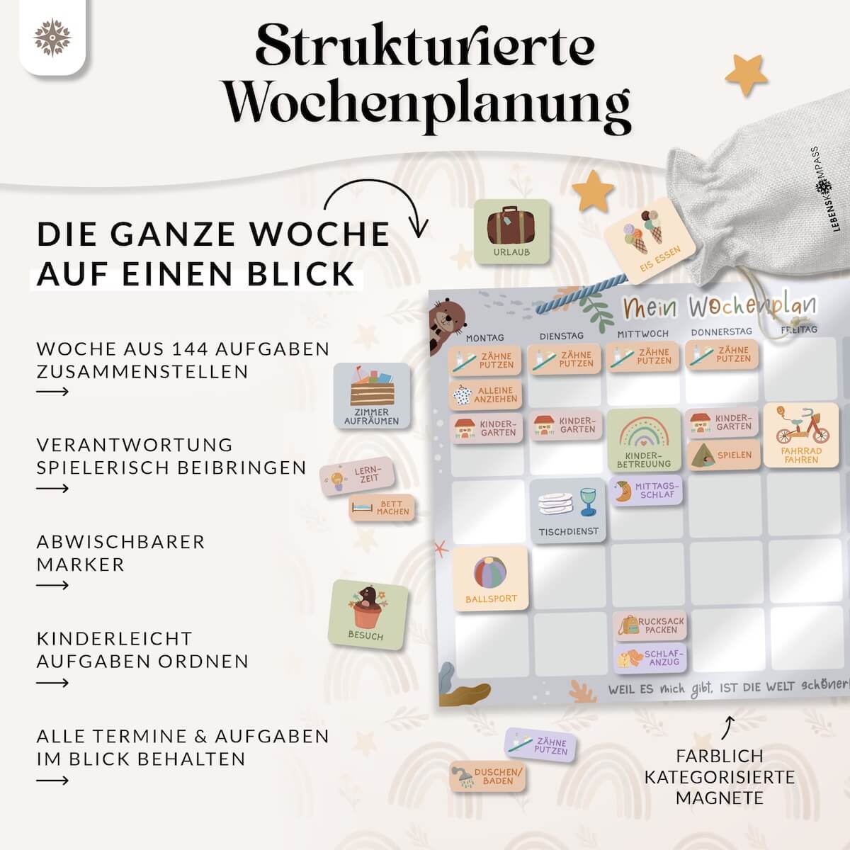 Undatierter Tages- und Wochenplaner für Kinder - Image 25