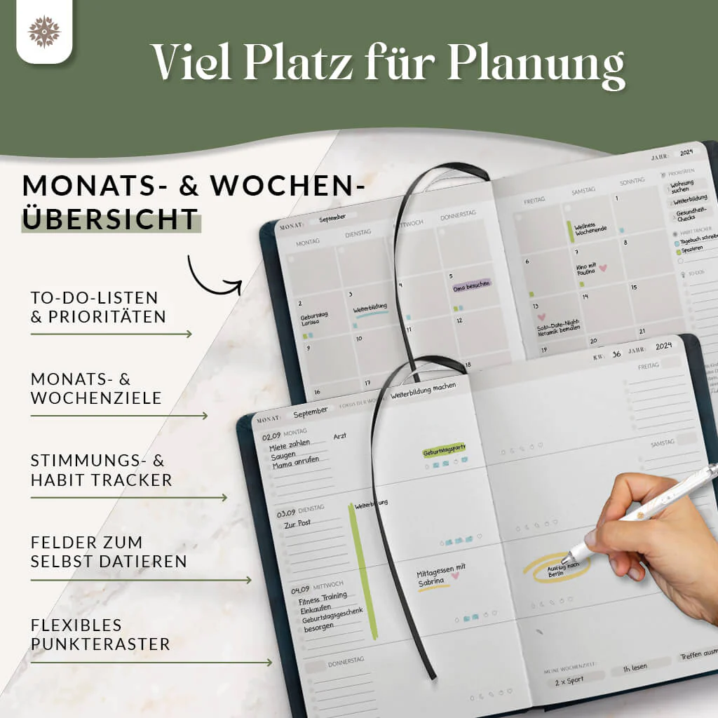 Terminplaner undatiert - DIN A5 - Image 4