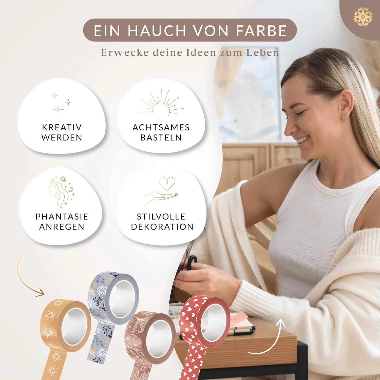Washi Tapes - Bunte Klebebänder für Kalender & Journal - Image 10