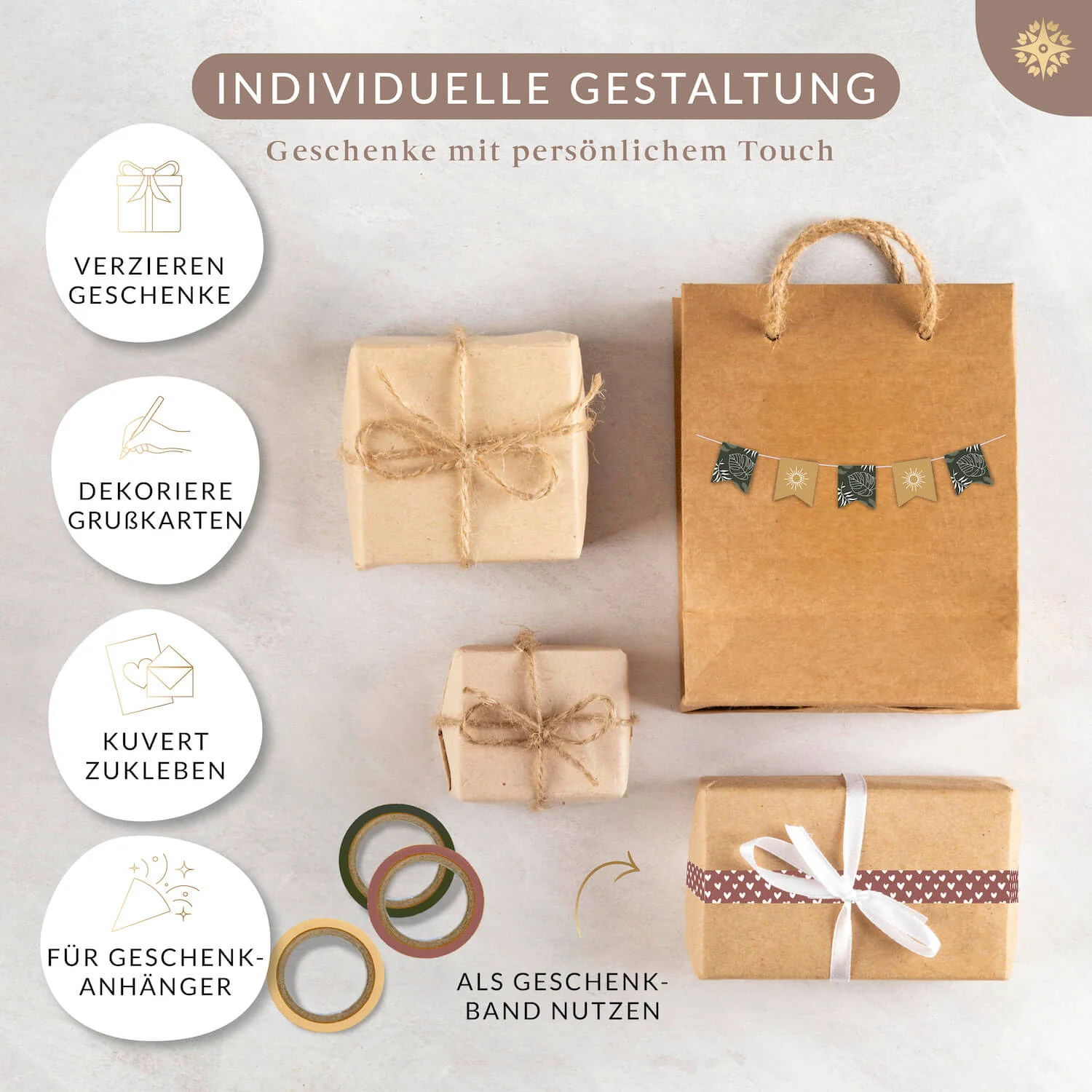 Washi Tapes - Bunte Klebebänder für Kalender & Journal - Image 13