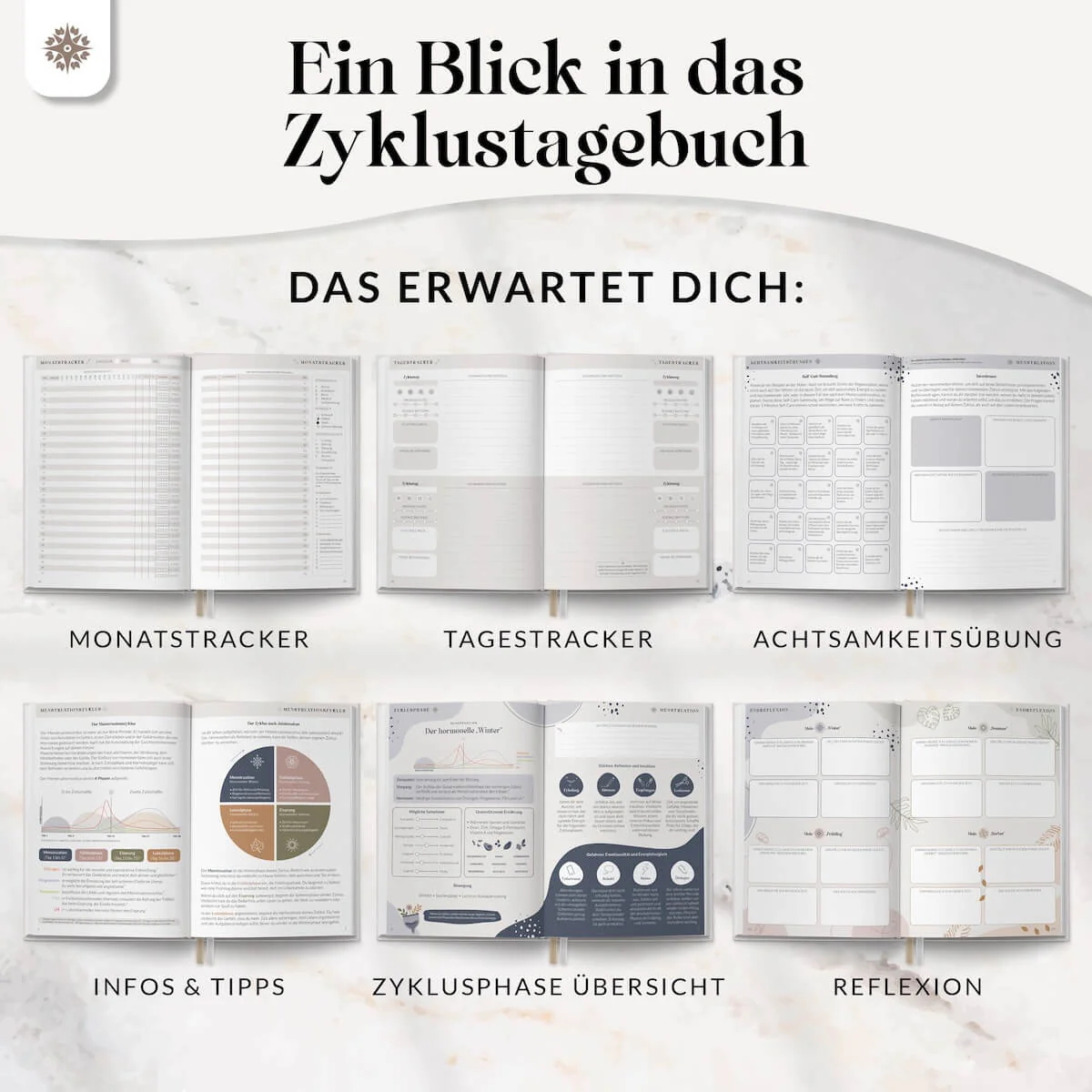 Zyklustagebuch "CYCLE" - mit Poster DIN A5 - Image 7